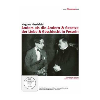 2DVD Magnus Hirschfeld: Anders Als Die Andern / Gesetze Der Liebe / Geschlecht In Fesseln