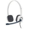 sada Logitech Stereo Headset H150, Coconut