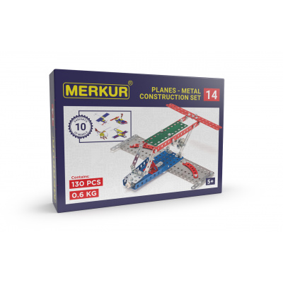 Merkur 014 Letadlo, 130 dílů, 10 modelů, 1549