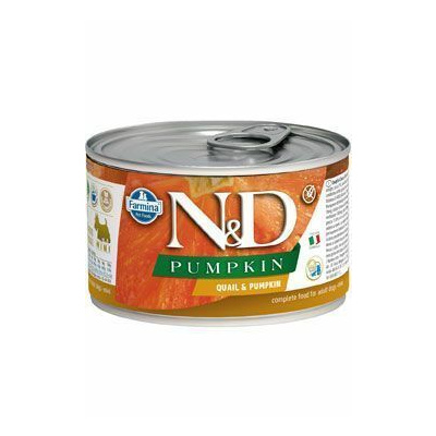 N&D DOG PUMPKIN Adult Quail & Pumpkin Mini 140g