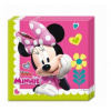 Papírové ubrousky myška - Minnie Happy Helpers - 33x33 cm, 20 ks