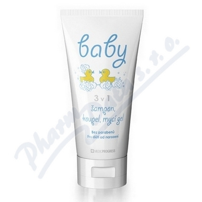 Baby 3v1 šampon-koupel-mycí gel 200ml