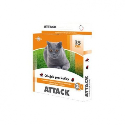 attack antiparazitarni obojek 35cm – Heureka.cz