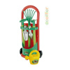 ECOIFFIER Baby vozík zahradnický set s nářadím a konvičkou plast