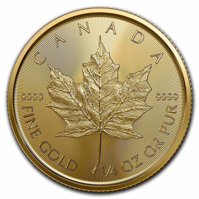 Royal Royal Canadian Mint Maple Leaf Zlatá mince 1/4 oz