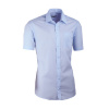 Modrá pánská košile s krátkým rukávem slim fit Aramgad 40432, Barva modrá