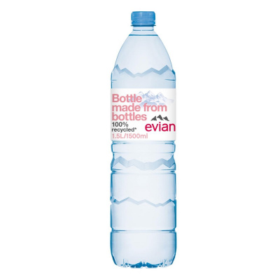 Voda Evian - neperlivá, 6 x 1,5 l