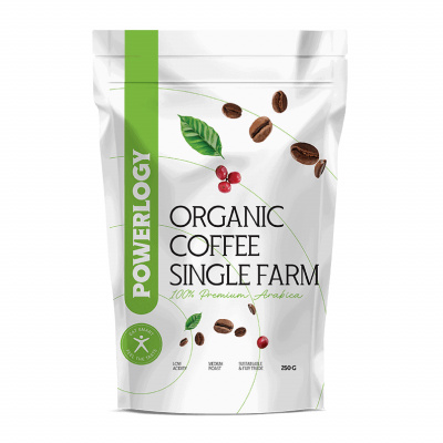Powerlogy (Slovensko) Powerlogy – Organic Coffee Single Farm (250 g)
