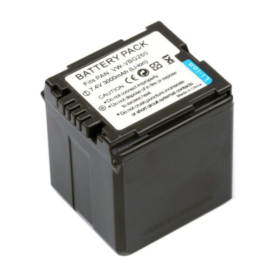TRX baterie VW-VBG260 - Li-Ion 3000mAh - neoriginální (Panasonic VW-VBG130, VBG070 - Info-chip - plně kompatibilní baterie)