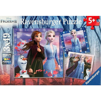 Ravensburger Puzzle 050116 Disney Ledové království 2 3x49 dílků