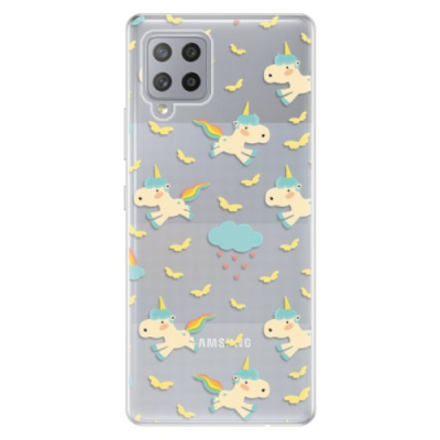Odolné silikonové pouzdro iSaprio - Unicorn pattern 01 - Samsung Galaxy A42