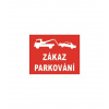 Český smalt Smaltovaná cedule "Zákaz parkování", 32x25 cm