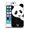Zadní obal pro mobil Apple Iphone 5/5S/SE 2015 - HEAD CASE - Kresba medvídek panda (Plastový kryt, obal, pouzdro na mobil Apple Iphone 5/5S/SE 2015 - Černobílá panda)