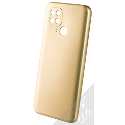 1Mcz Metallic TPU ochranný kryt pro Xiaomi Redmi 10C, Redmi 10 Power zlatá (gold)