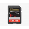 SanDisk SDXC karta 64GB Extreme PRO (200 MB/s Class 10, UHS-I U3 V30) - SDSDXXU-064G-GN4IN