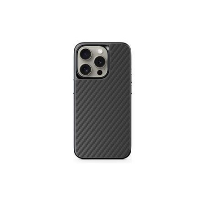 Epico Mag+ Hybrid Carbon Case - MagSafe compatible iPhone 15 Plus - černá
