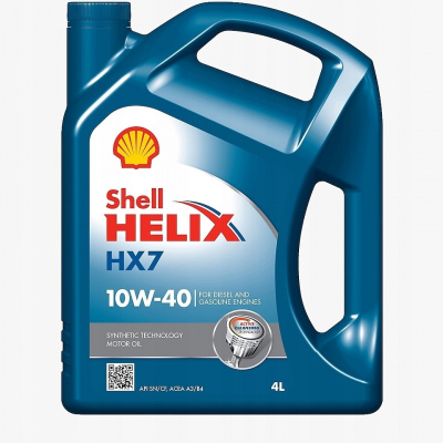 Polosyntetický olej Shell Helix 4 l 10W-40