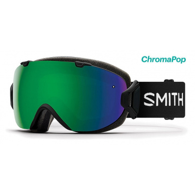 brýle Smith I/OS - Black/ChromaPop Sun Green/Storm Rose Flash one size