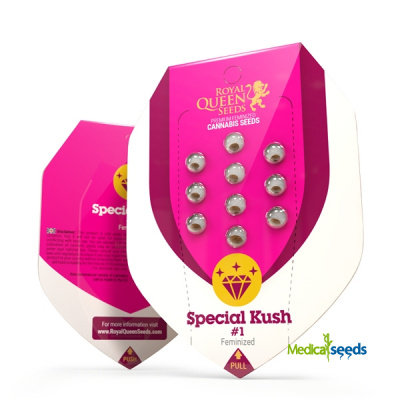 Royal Queen Seeds - Special Kush #1 10 ks - semena neobsahují THC