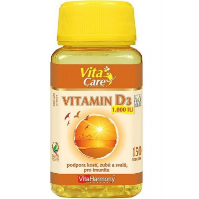 Vitaharmony Vitamin D3 150 kapslí