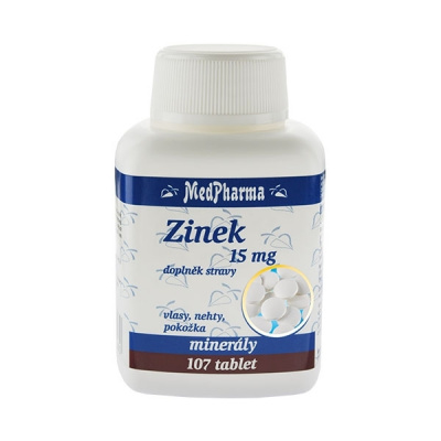 MedPharma Zinek 15 mg - 107 tablet