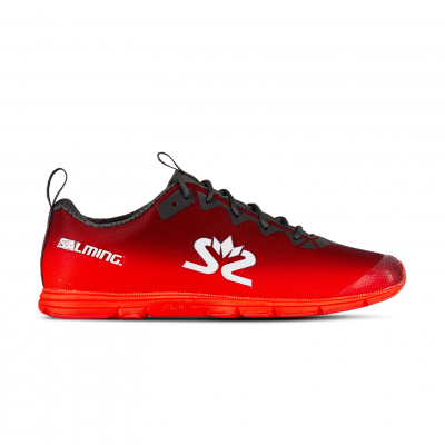 SALMING Race 7 Shoe Women Forged Iron/Poppy Red Velikosti bot: 7,5 UK - 41 1/3 EUR - 26,5 cm