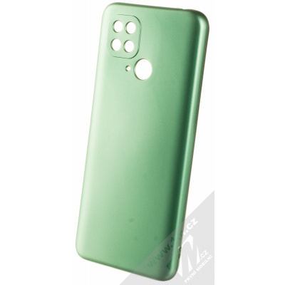 1Mcz Metallic TPU ochranný kryt pro Xiaomi Redmi 10C, Redmi 10 Power zelená (green)