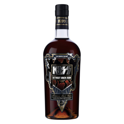Kiss Detroit Rock Rum 45% 0,7l (holá láhev)