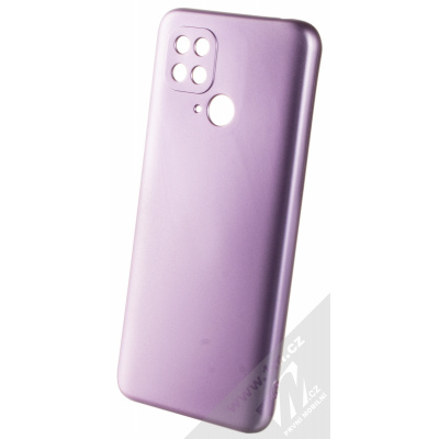 1Mcz Metallic TPU ochranný kryt pro Xiaomi Redmi 10C, Redmi 10 Power fialová (violet)