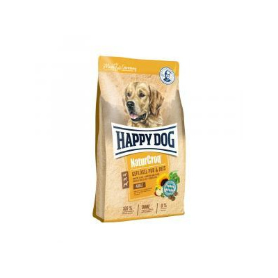 Happy Dog NaturCroq Geflügel PUR & REIS 4 kg