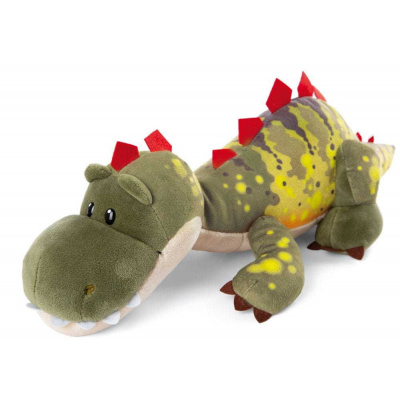 Nici Plyš Dino Fossily ležící 25cm, GREEN