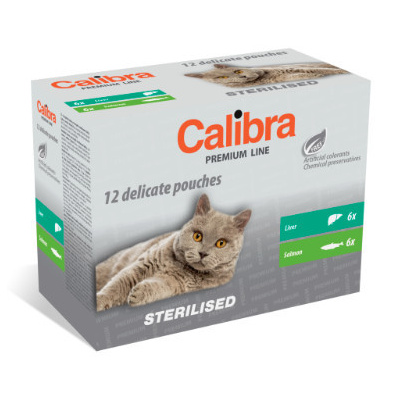 Calibra Premium Calibra Cat kapsička - Multipack STERILISED 12x100 g Varianta:: Multipack