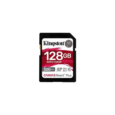 Kingston Canvas React Plus - 128 GB - SDXC UHS-II (SDR2/128GB)