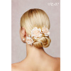 Svatební ozdoba do vlasů s perlami a hedvábnými květy VE-07