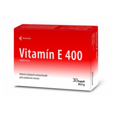 NOVENTIS Vitamín E 400 30 kapslí