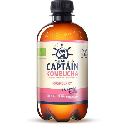 The GUTsy Captain Kombucha probiotický nápoj v BIO kvalitě příchuť Original 400 ml