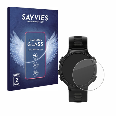 2x Savvies HD33 čiré tvrzené sklo pro Garmin Forerunner 735XT (2x Savvies HD33 čiré tvrzené sklo pro Garmin Forerunner 735XT)