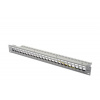 Digitus Modular Patch Panel, stíněný 24 portů, blank, 1U, montáž do stojanu, šedá RAL 7035 - DN-91410