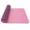 Yate Karimatka Yoga Mat dvouvrstvá TPE růžová fialová 422086