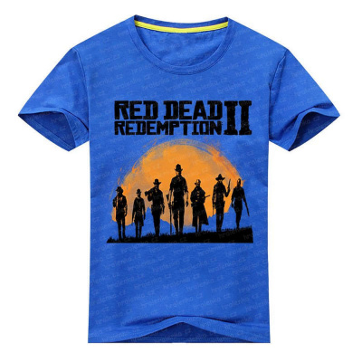 Tričko Red Dead Redemption 2 modré 150
