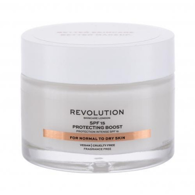 Revolution Skincare Moisture Cream Normal to Dry Skin SPF15 50 ml hydratační krém pro normální až suchou pleť pro ženy