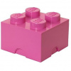 LEGO® úložný box 25 x 25 x 18 cm růžová
