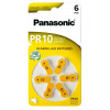 Panasonic baterie Baterie do naslouchadel Panasonic PR10, blistr 6ks