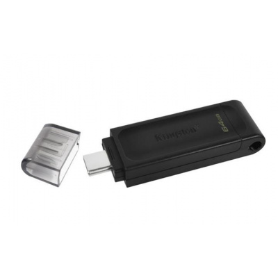 KINGSTON 64GB USB-C 3.2 Gen 1 DataTraveler 70 DT70/64GB