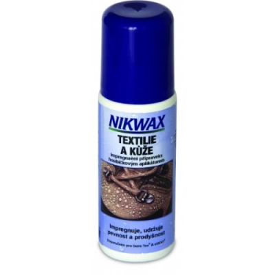 Impregnace NIKWAX Textilie a kůže 125 ml spray