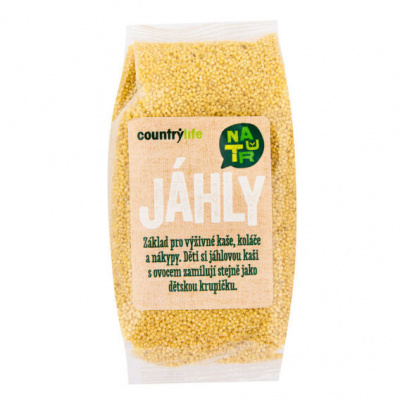 Country Life Jáhly BIO 500 g - bez příchutě