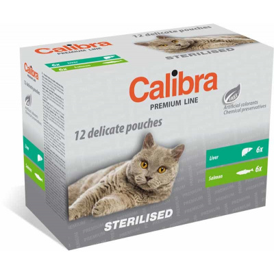 Calibra Cat Premium Line Sterilised kapsičky 12x 100 g