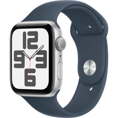Apple Watch SE 2023 GPS 44mm stříbrný hliník S/M (MREC3QC/A) Chytré hodinky