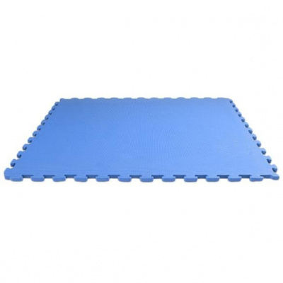 TATAMI-TAEKWONDO podložka oboustranná 100x100x2,5 cm vysoká tuhost modrá