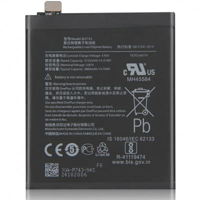 ostatní Baterie BLP743 pro OnePlus 7T